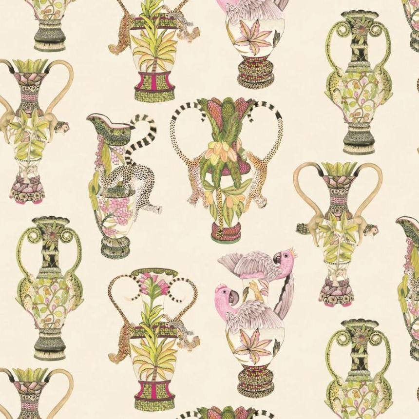Cole & Son Ardmore Khulu Vases Wallpaper 4 Colours - Gaudion Furniture