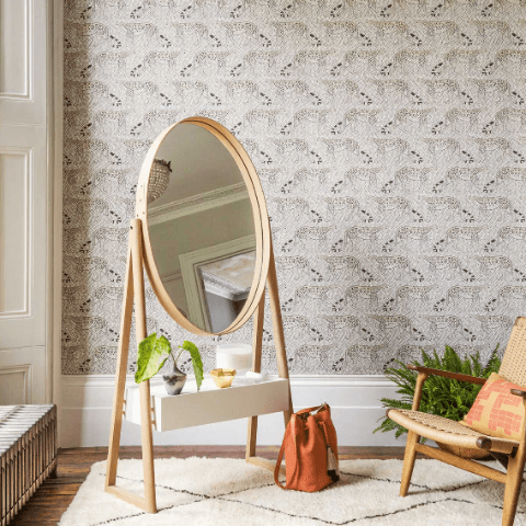 Cole & Son Ardmore Leopard Wallpaper 5 Colours - Gaudion Furniture