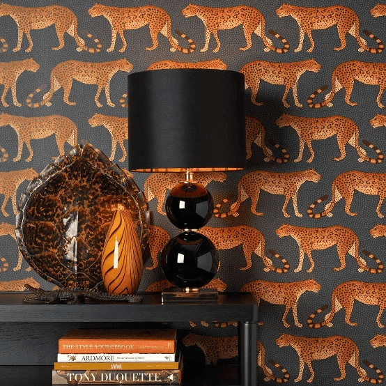 Cole & Son Ardmore Leopard Wallpaper 5 Colours - Gaudion Furniture