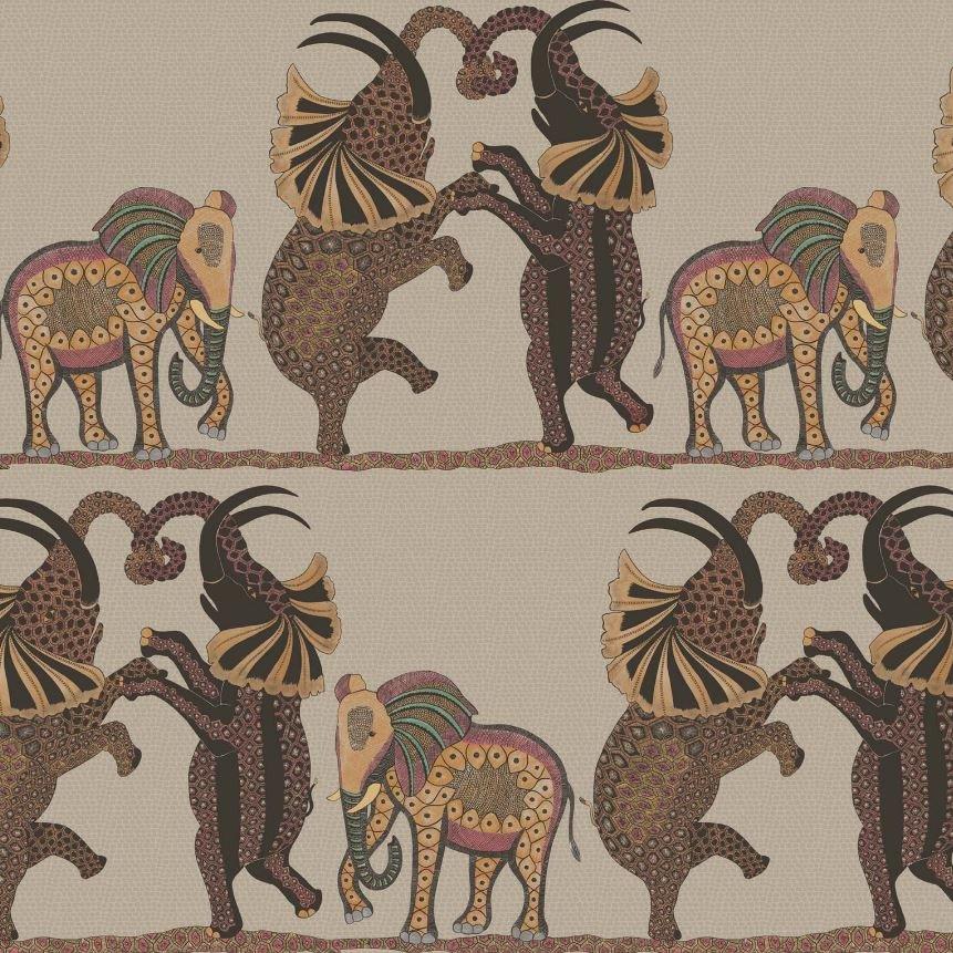 Cole & Son Ardmore Safari Dance Wallpaper - Gaudion Furniture