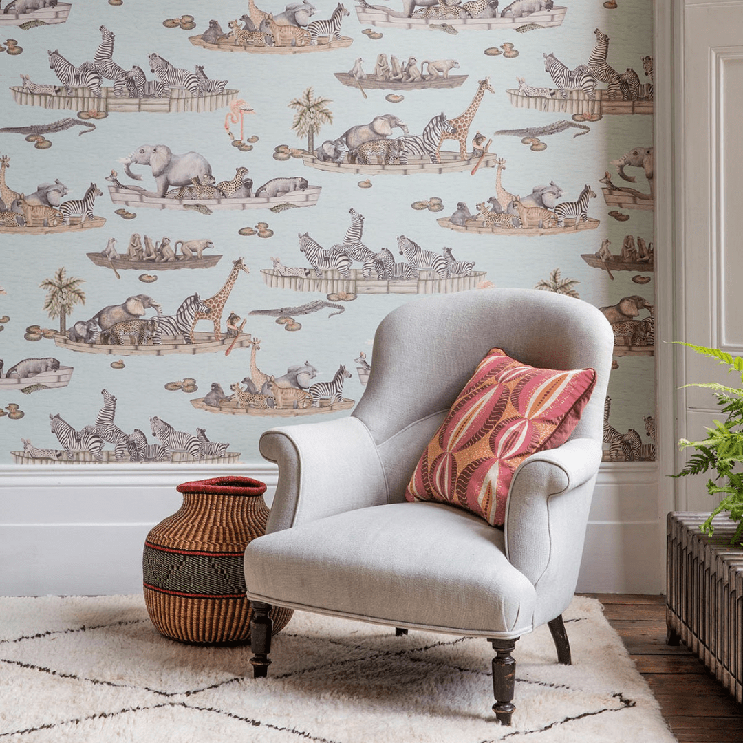 Cole & Son Ardmore Zambezi Wallpaper 2 Colours - Gaudion Furniture