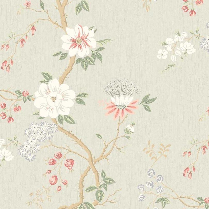 Cole & Son Botanical Botanica Camellia Wallpaper 5 Colours - Gaudion Furniture