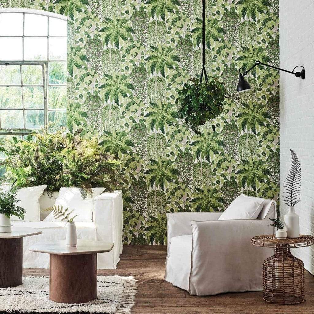 Cole & Son Botanical Botanica Fern Wallpaper 2 Colours - Gaudion Furniture