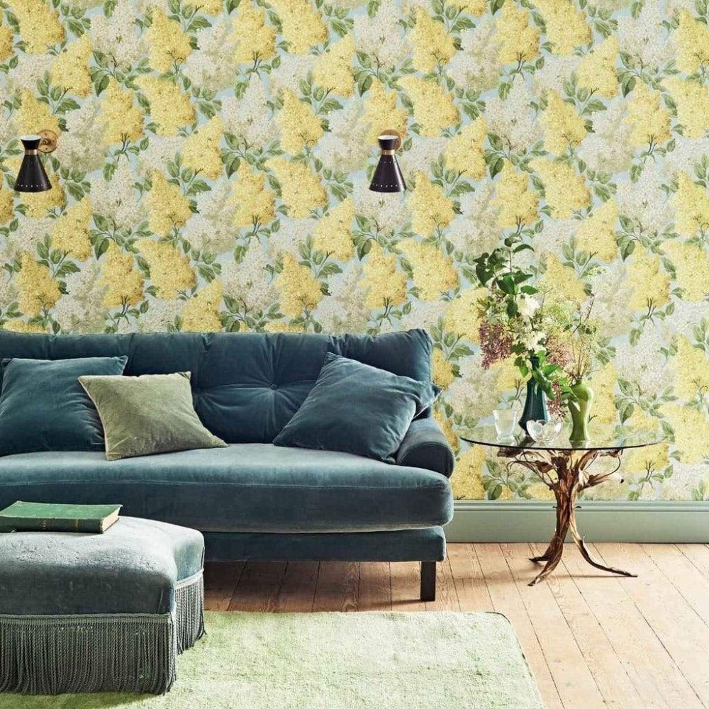 Cole & Son Botanical Botanica Lilac Wallpaper 4 Colours - Gaudion Furniture