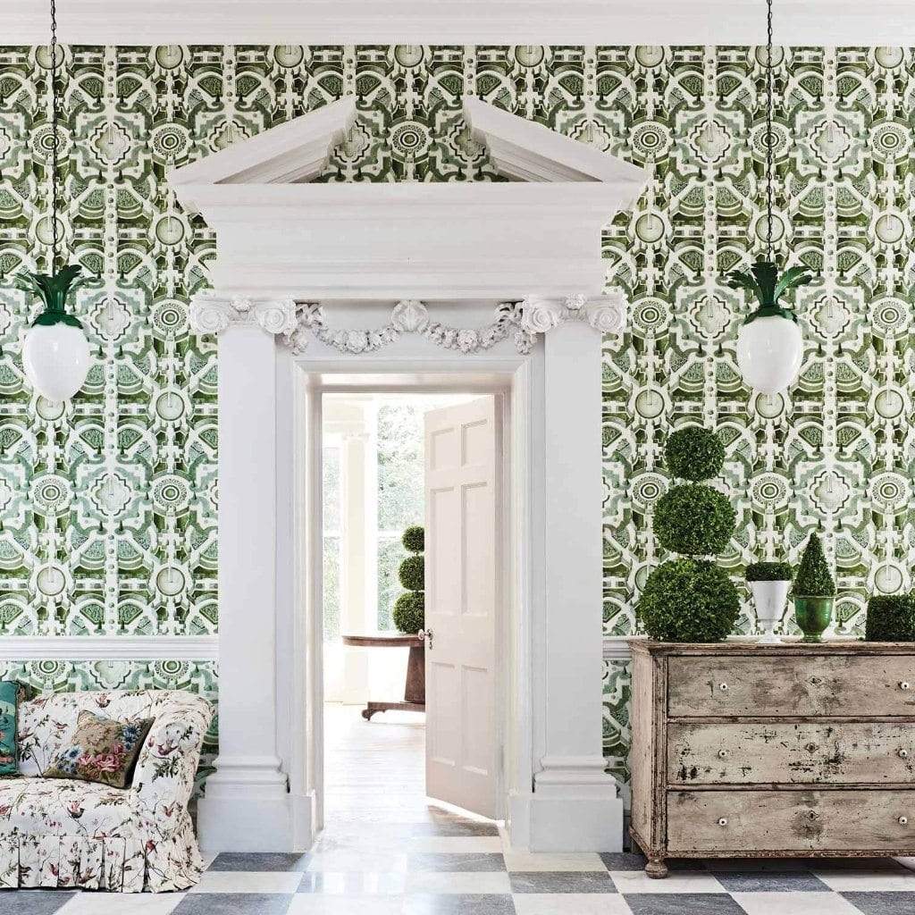 Cole & Son Botanical Botanica Topiary Wallpaper 3 colours - Gaudion Furniture