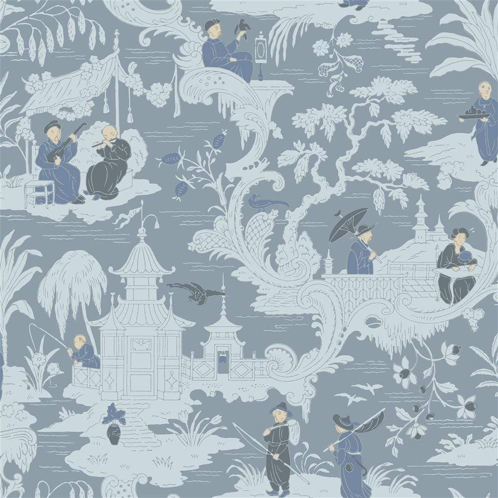 Cole & Son Chinese Toile Wallpaper 4 Colours - Gaudion Furniture