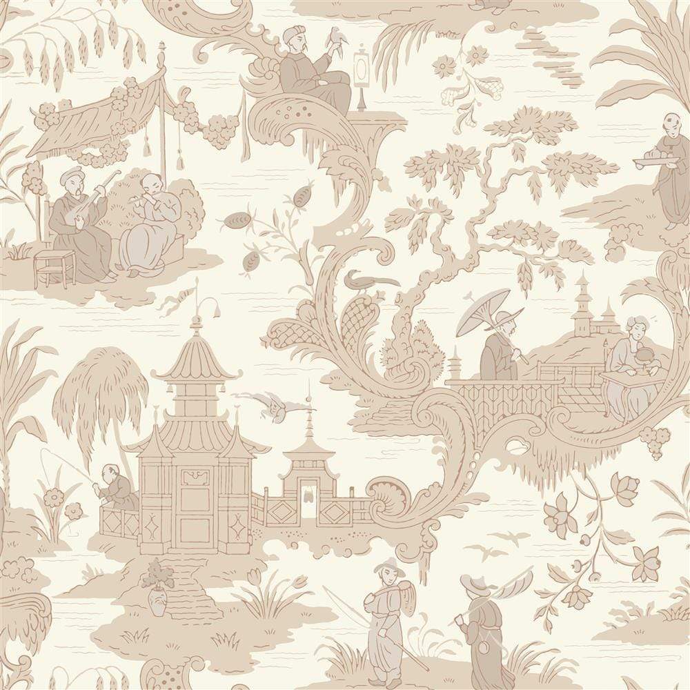 Cole & Son Chinese Toile Wallpaper 4 Colours - Gaudion Furniture