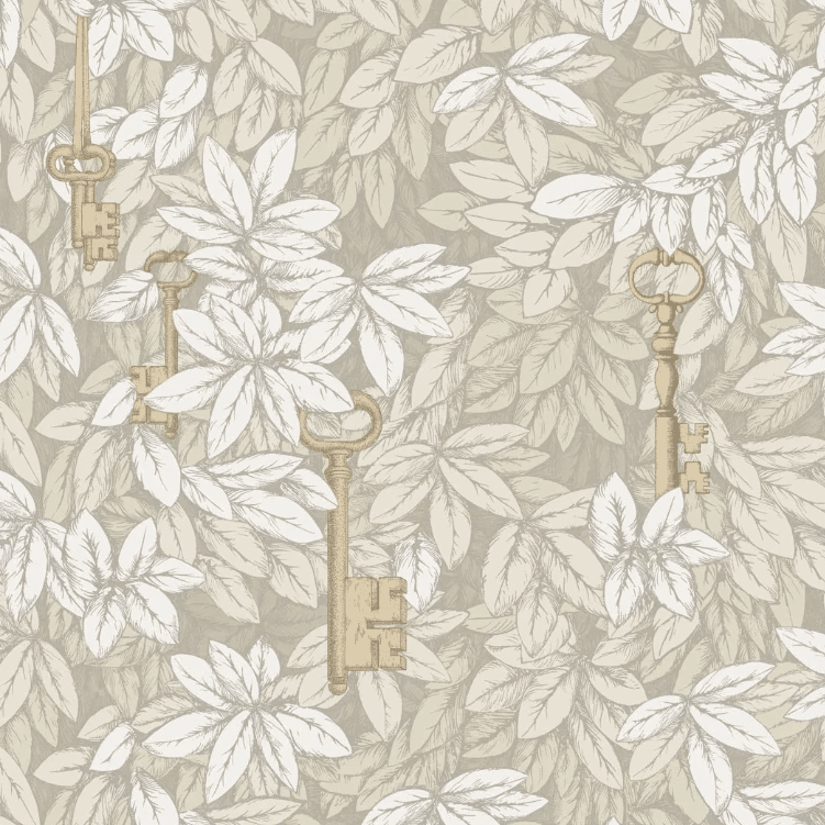 Cole & Son Fornasetti Chiavi Segrete Wallpaper 6 Colours - Gaudion Furniture