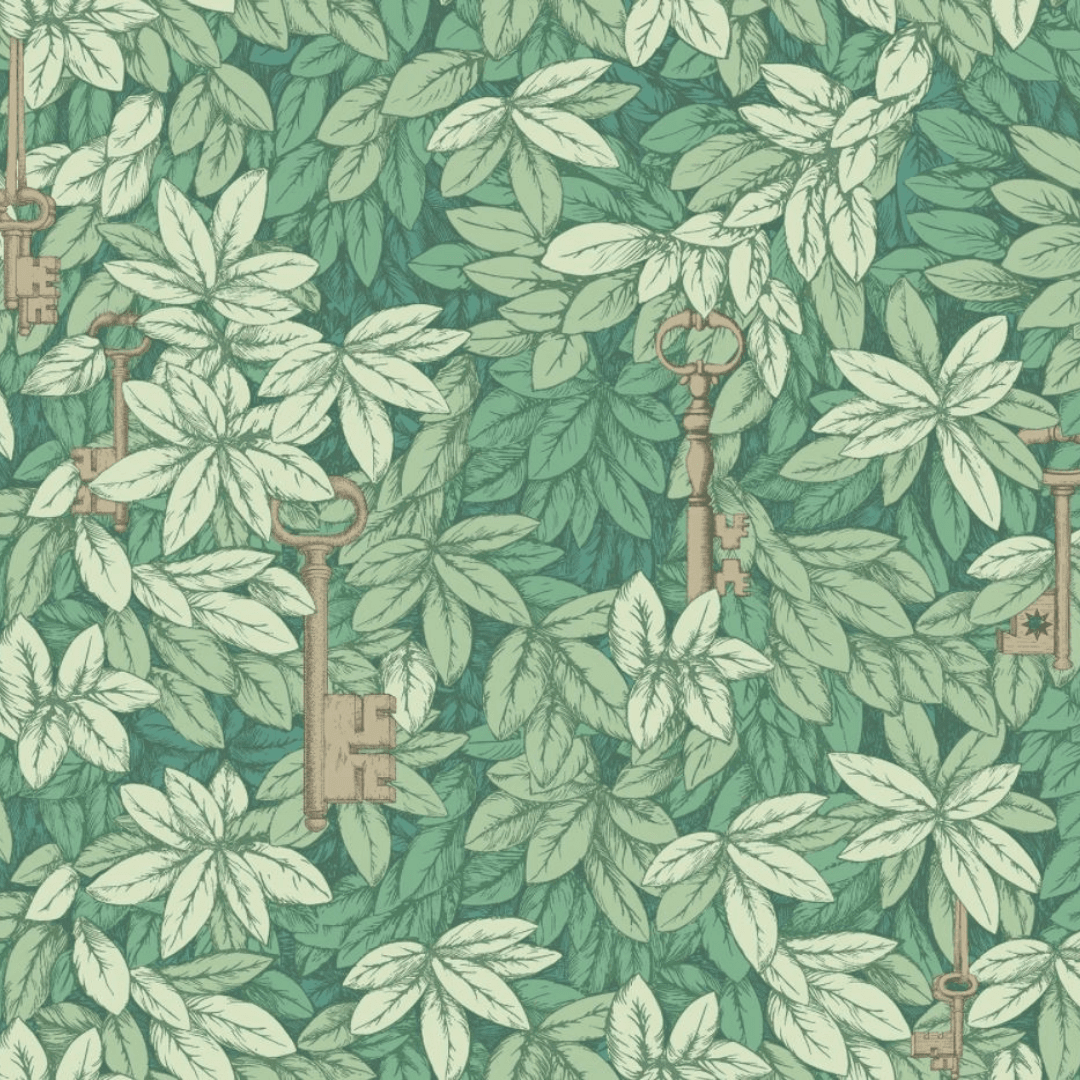 Cole & Son Fornasetti Chiavi Segrete Wallpaper 6 Colours - Gaudion Furniture