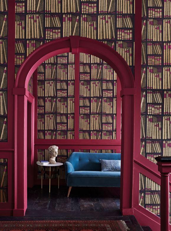 Cole & Son Fornasetti Ex Libris Wallpaper 3 Colours - Gaudion Furniture