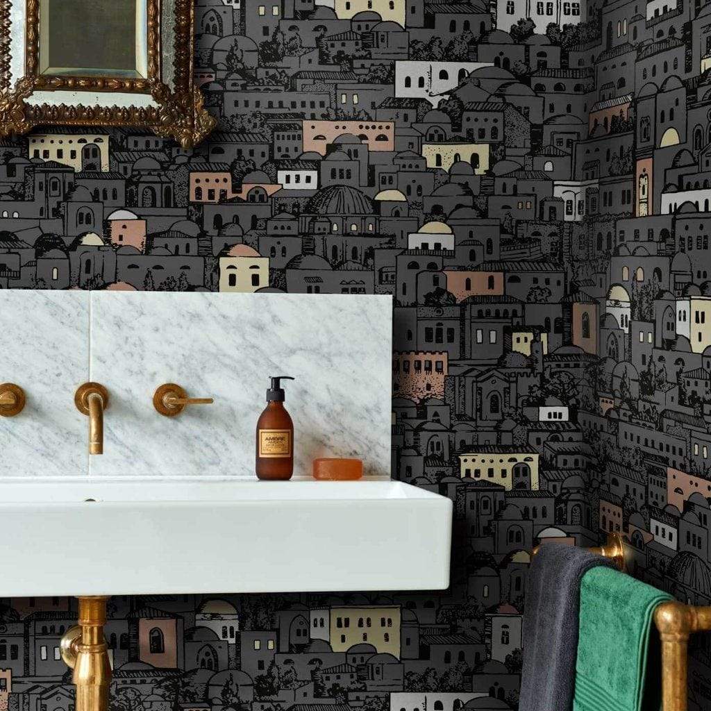 Cole & Son Fornasetti Mediterranea Wallpaper 3 Colours - Gaudion Furniture