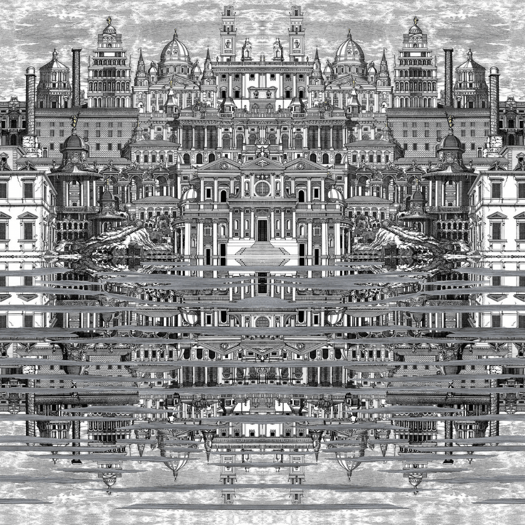 Cole & Son Fornasetti Riflesso Wallpaper - Gaudion Furniture