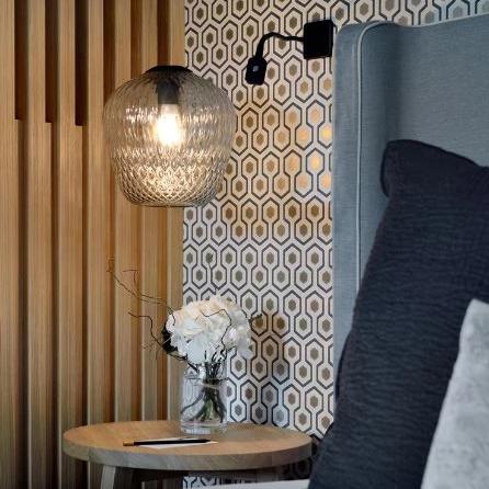 Cole & Son Hicks Hexagon Wallpaper 7 Colours - Gaudion Furniture