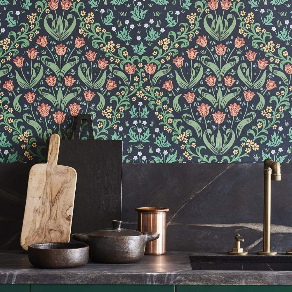 Cole & Son Historic Royal Palaces Grand Masters Tudor Garden Wallpaper - Gaudion Furniture