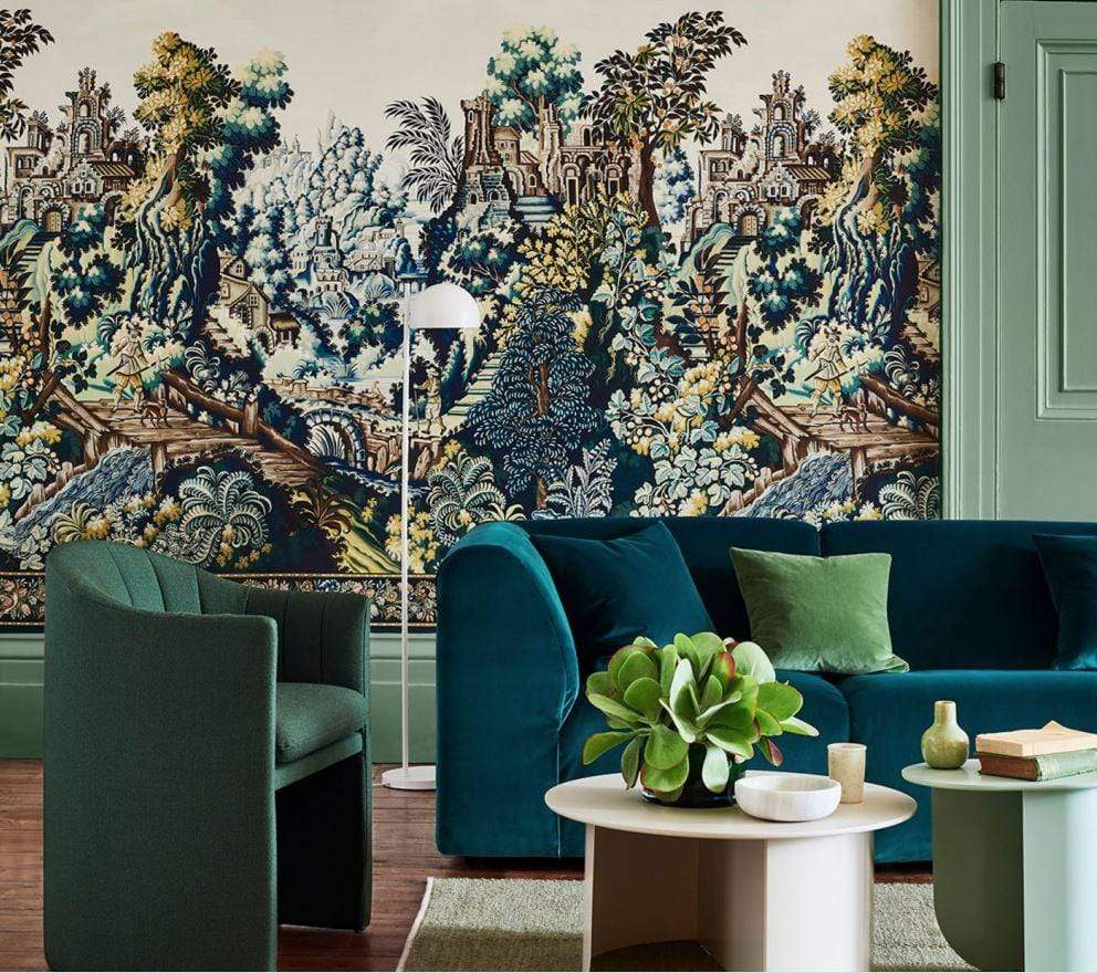 Cole & Son Historic Royal Palaces Grand Masters Verdure Tapestry Wallpaper - Gaudion Furniture