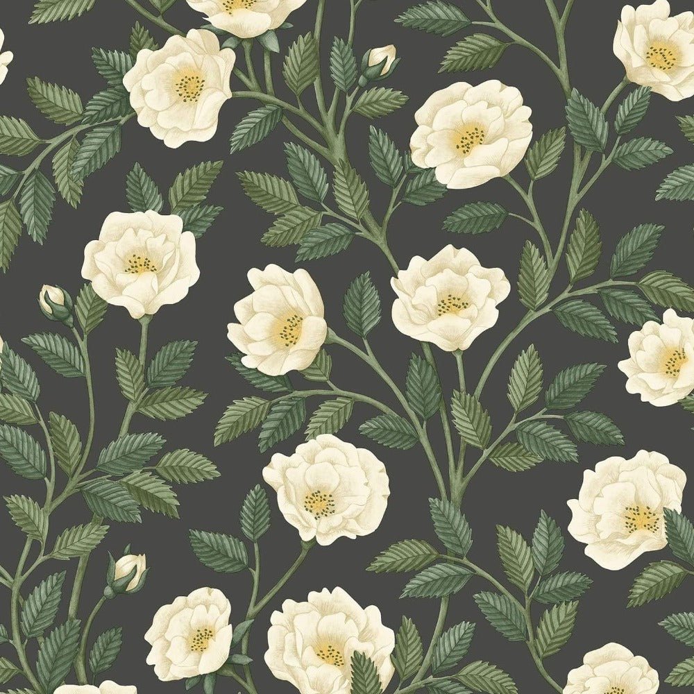 Cole & Son Historic Royal Palaces Hampton Rose Wallpaper 4 Colours - Gaudion Furniture