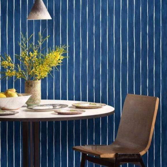 Cole & Son Marquee Stripe Wallpaper 6 Colours - Gaudion Furniture