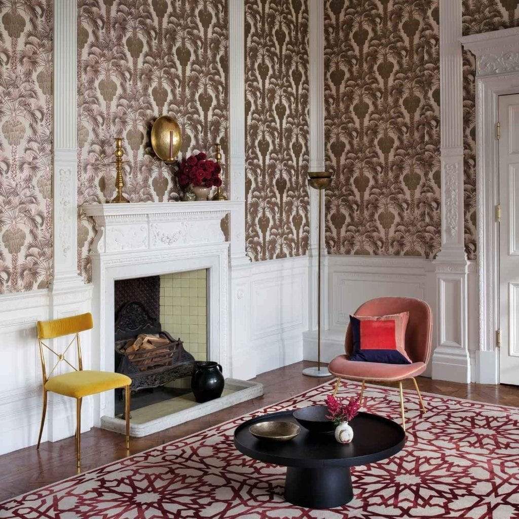 Cole & Son Martyn Lawrence Bullard Hollywood Palm Wallpaper 4 Colours - Gaudion Furniture