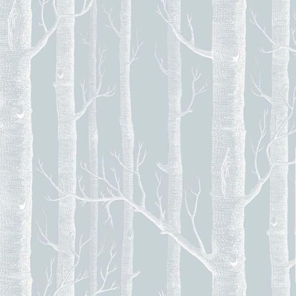 Blue & White Roll 103/5022 Woods Wallpaper Roll Cole & Son Woods Wallpaper New Colours