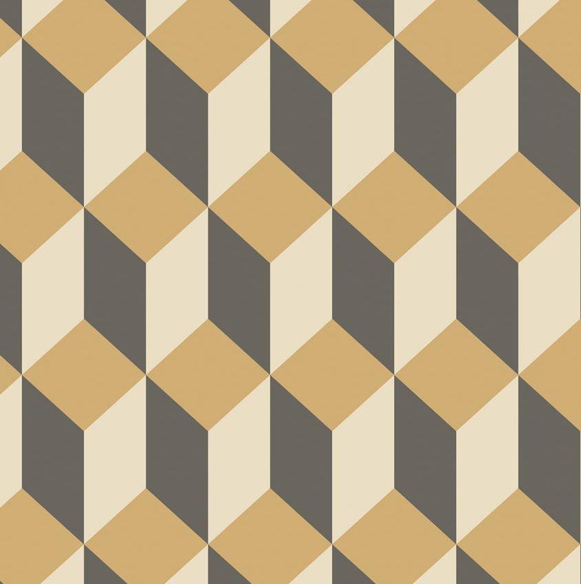 Cole & Son Wallpaper Gold & Black Delano 1 Roll Cole & Son Delano Wallpaper