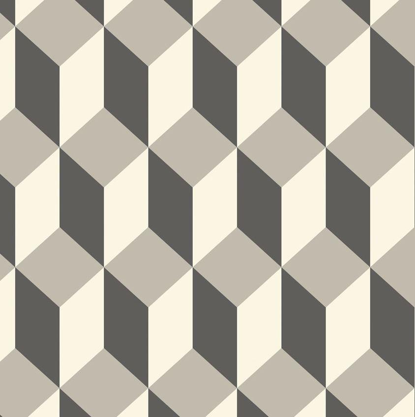 Cole & Son Wallpaper Grey & Black Delano 1 Roll Cole & Son Delano Wallpaper