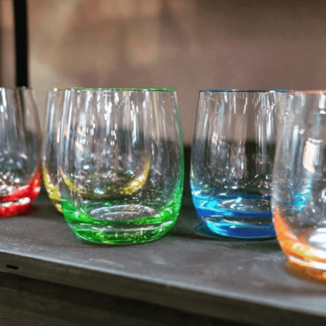 Coloured Glasses Medium or Large - Gaudion Furniture
