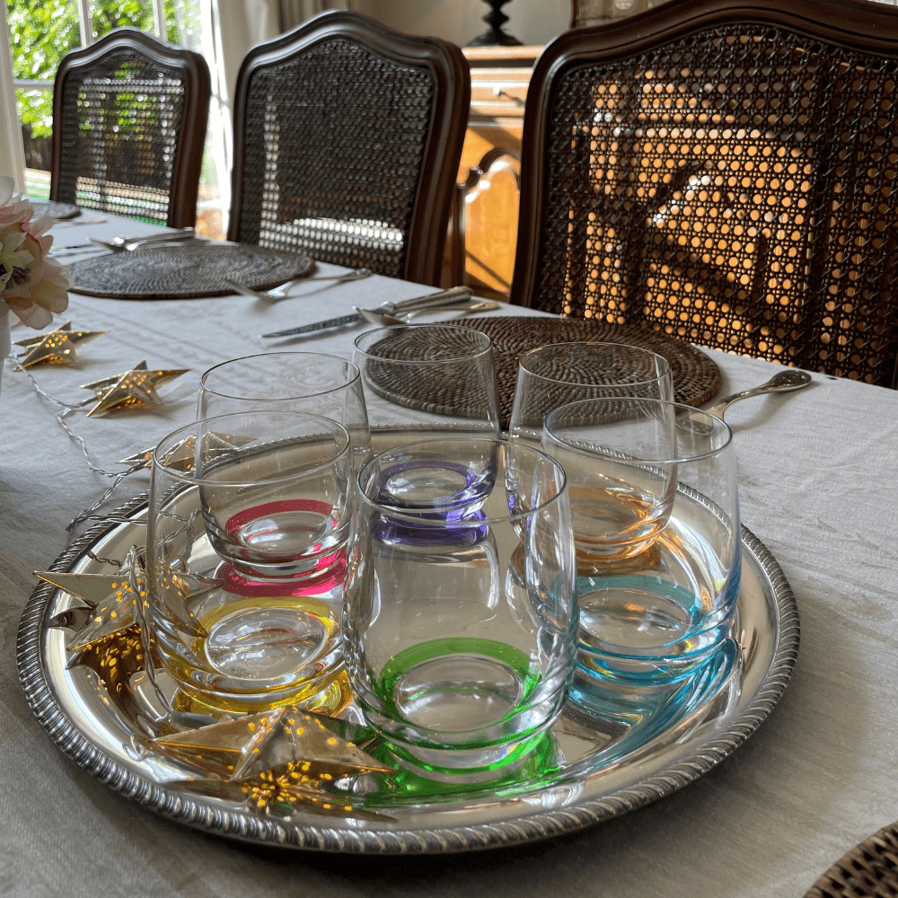 Coloured Glasses Medium or Large - Gaudion Furniture