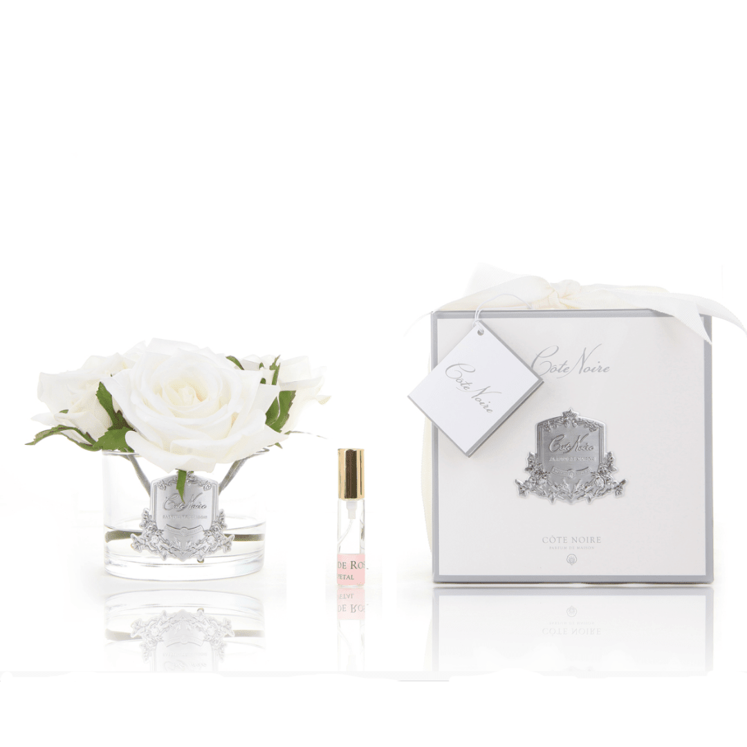 Cote Noire 5 Rose White Clear Glass - Gaudion Furniture