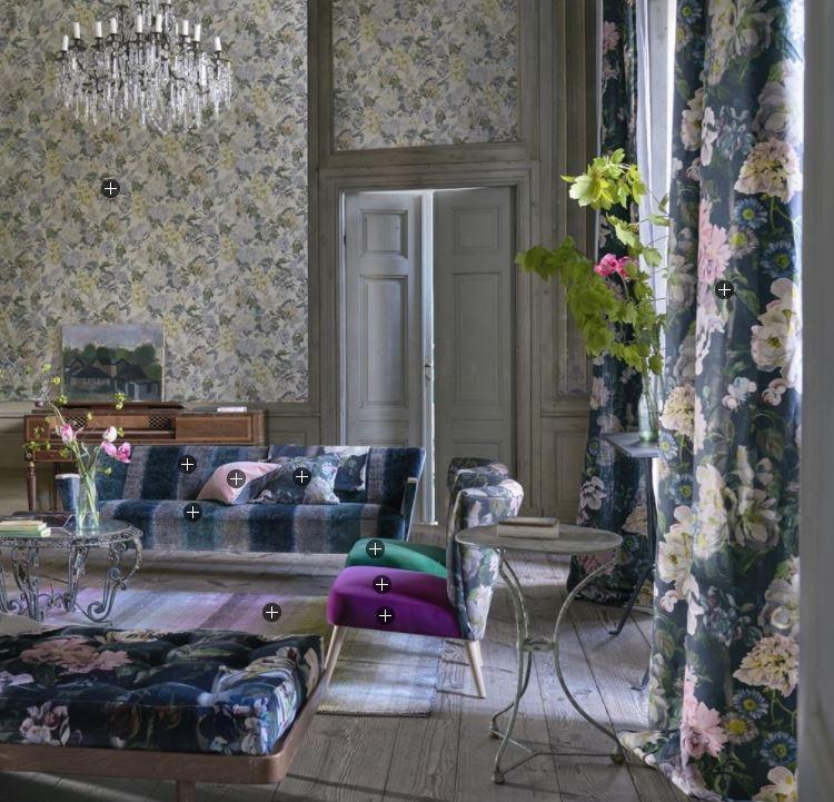 Designers Guild Delft Flower Wallpaper - Gaudion Furniture