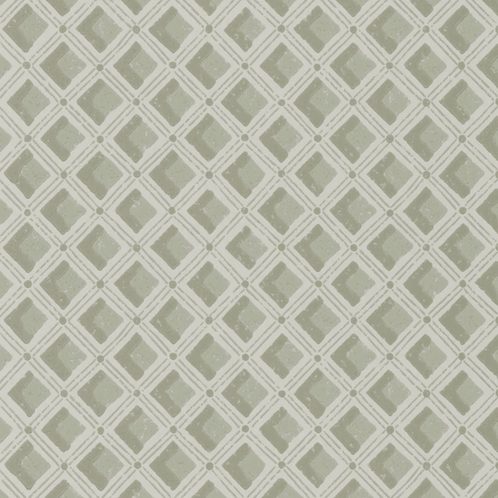 Designers Guild English Heritage Amsee Geometric Castle Wallpaper 7 Colours - Gaudion Furniture