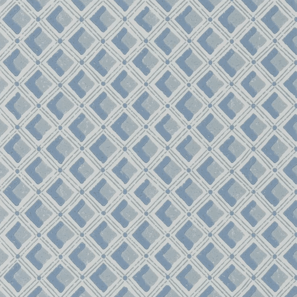 Designers Guild English Heritage Amsee Geometric Castle Wallpaper 7 Colours - Gaudion Furniture