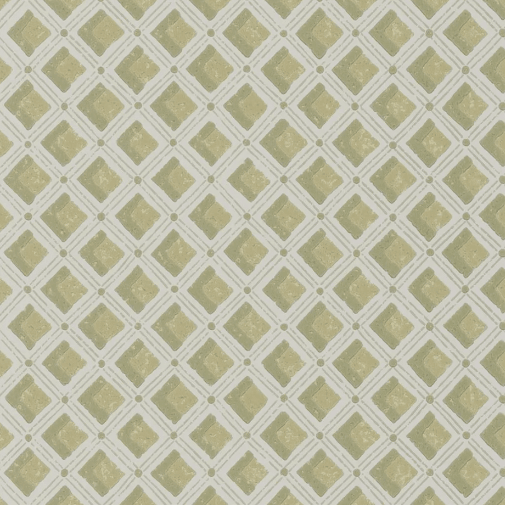 Designers Guild English Heritage Amsee Geometric Castle Wallpaper 7 Colours - Gaudion Furniture