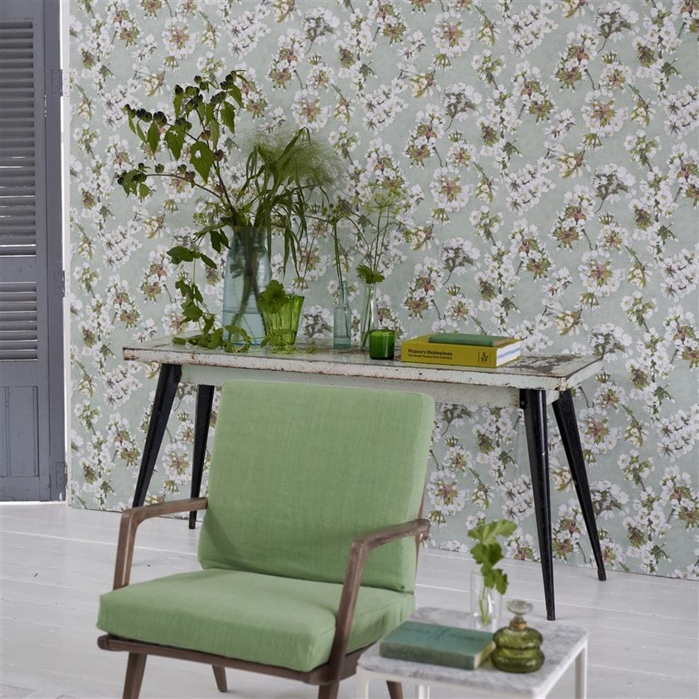 Designers Guild Fleur D Assam Wallpaper 5 Colours - Gaudion Furniture