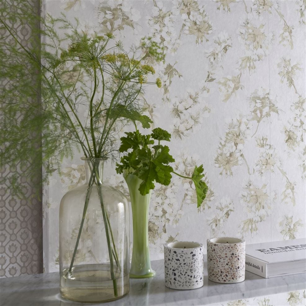Designers Guild Fleur D Assam Wallpaper 5 Colours - Gaudion Furniture