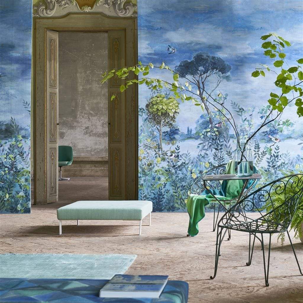 Designers Guild Giardino Segreto Scene 1 & 2 Wallpaper Panel - Gaudion Furniture
