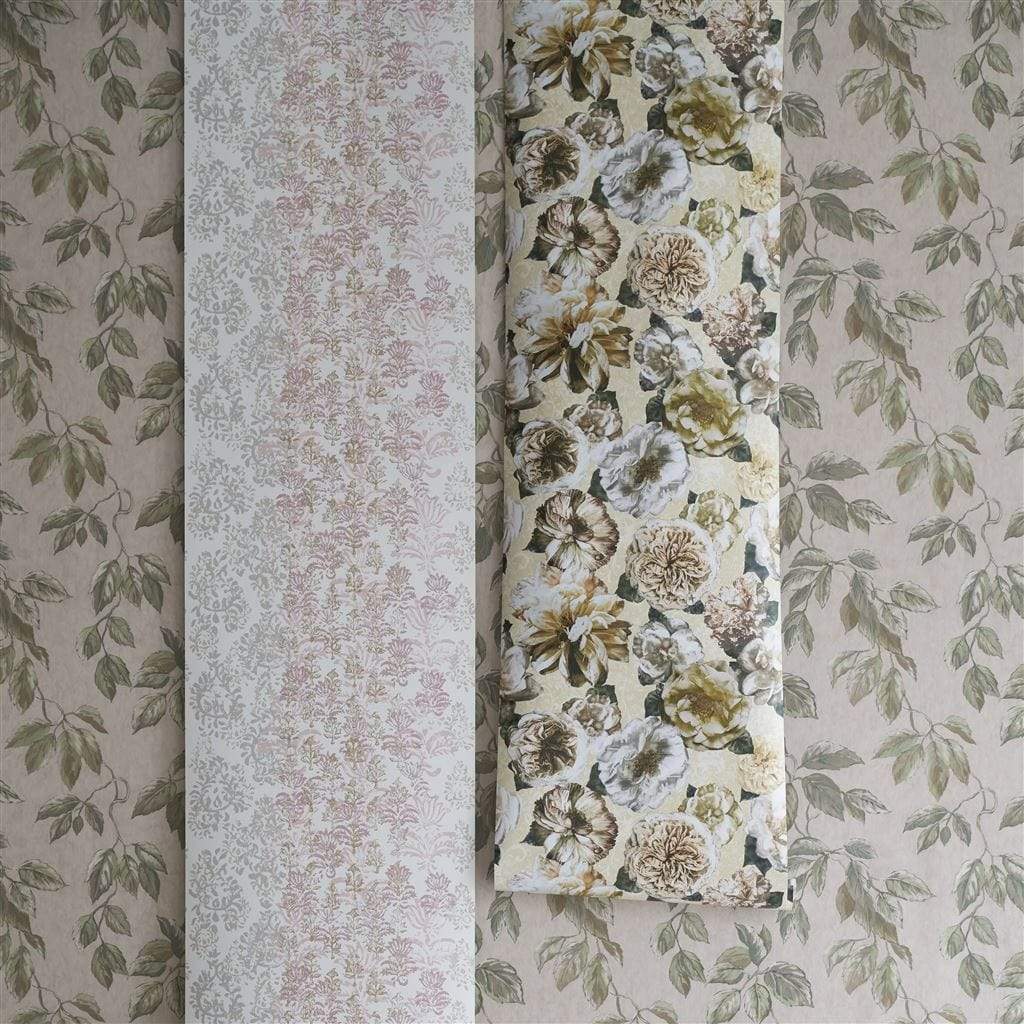 Designers Guild Kasavu Wallpaper 5 Colours - Gaudion Furniture