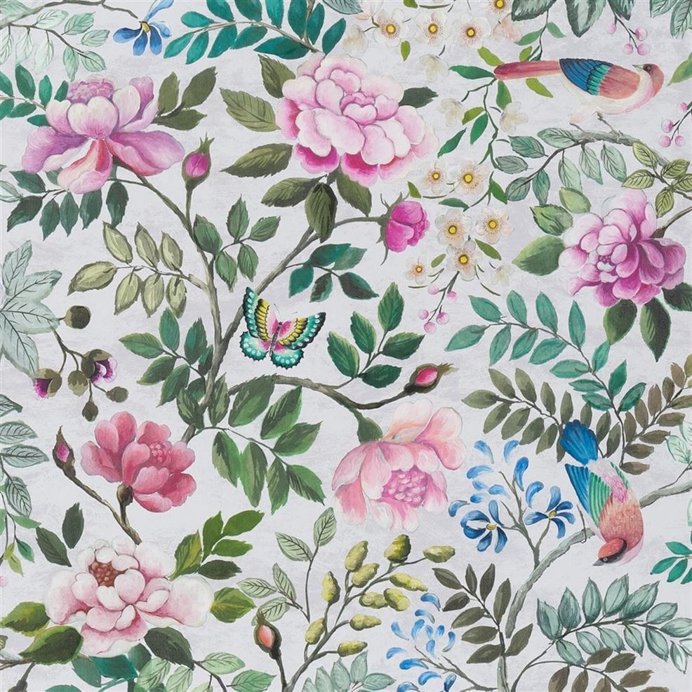 Designers Guild Porcelaine De Chine Wallpaper 8 Colours - Gaudion Furniture