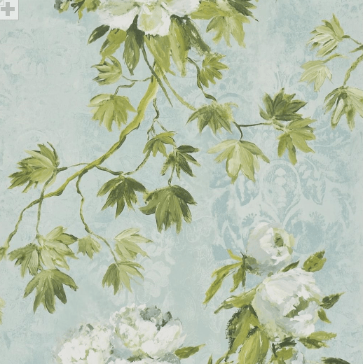 Designers Guild Wallpaper 1 x Celadon Floreale Wallpaper Roll Designers Guild Floreale Wallpaper