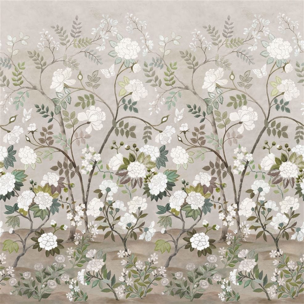 Designers Guild Wallpaper Designers Guild Fleur Orientale Pale Birch Wallpaper Panel