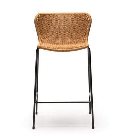 Feelgood Designs Bar stools 1 x Ratten Pulut C603 Bar Stool C603 Rattan Dining Bar Stool