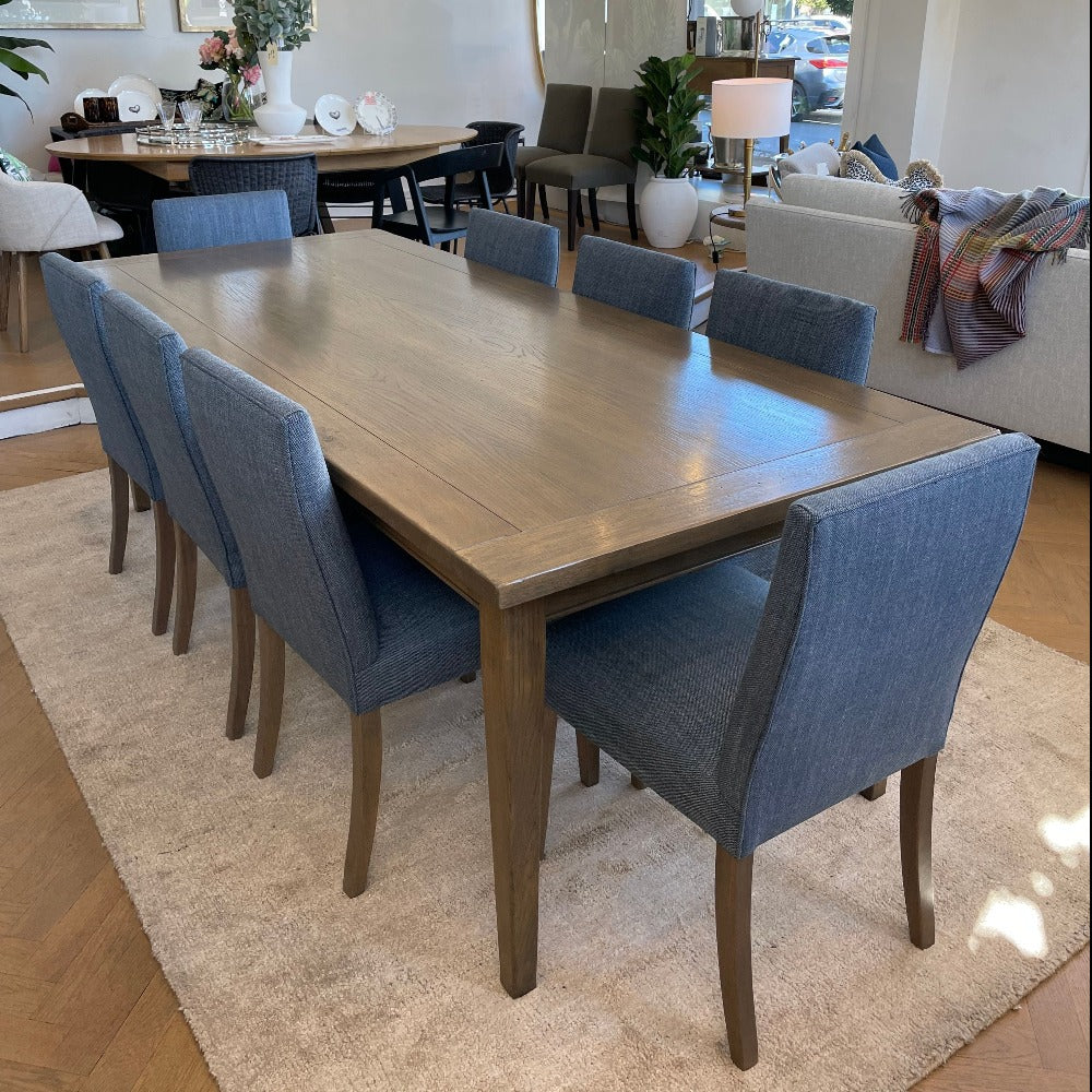 Gaudion Furniture 178 Dining Table Tapered Leg Extendable Dining Table In Stock