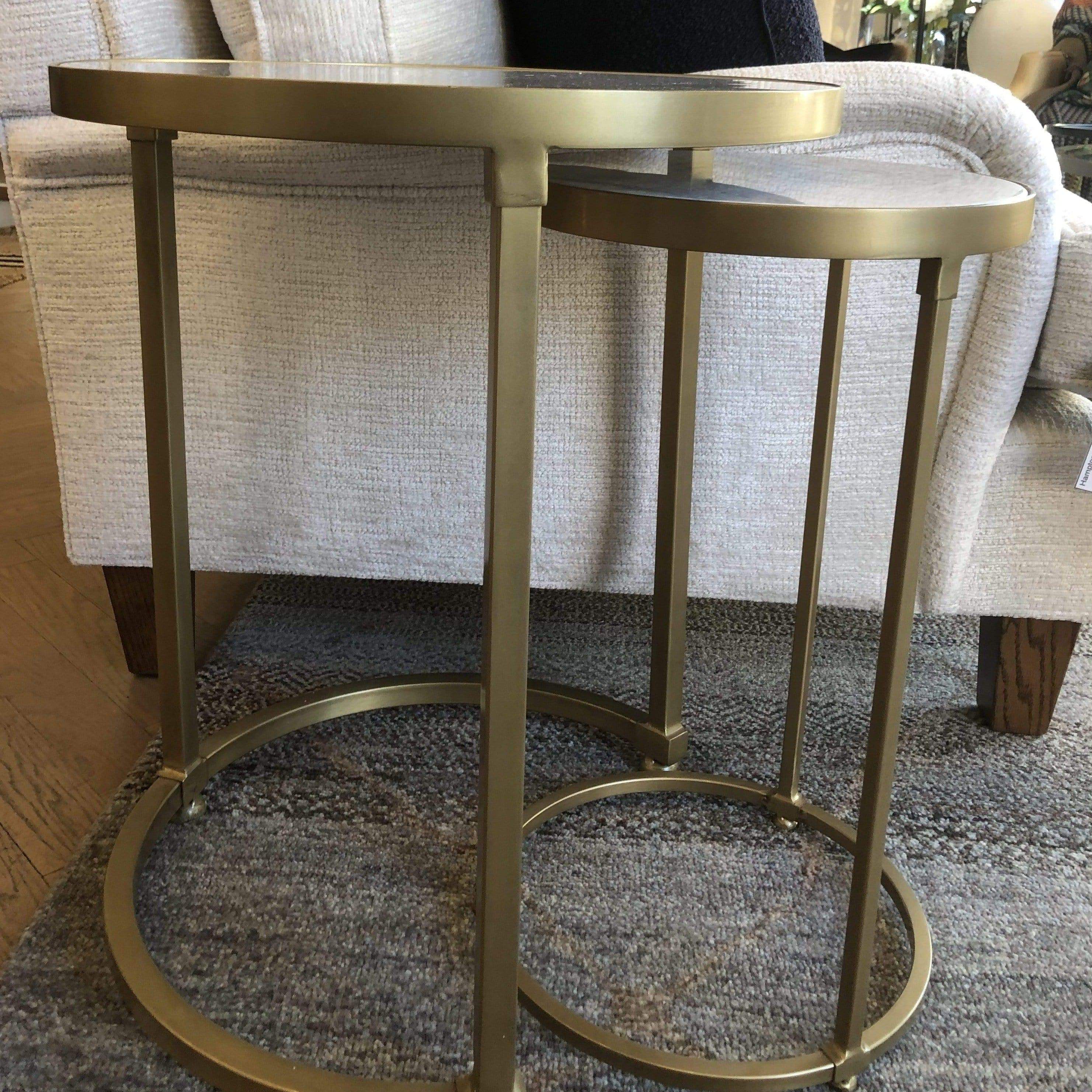 Gold Marble side table