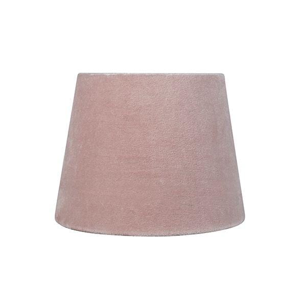 Lamp Shade Velvet Small Blush