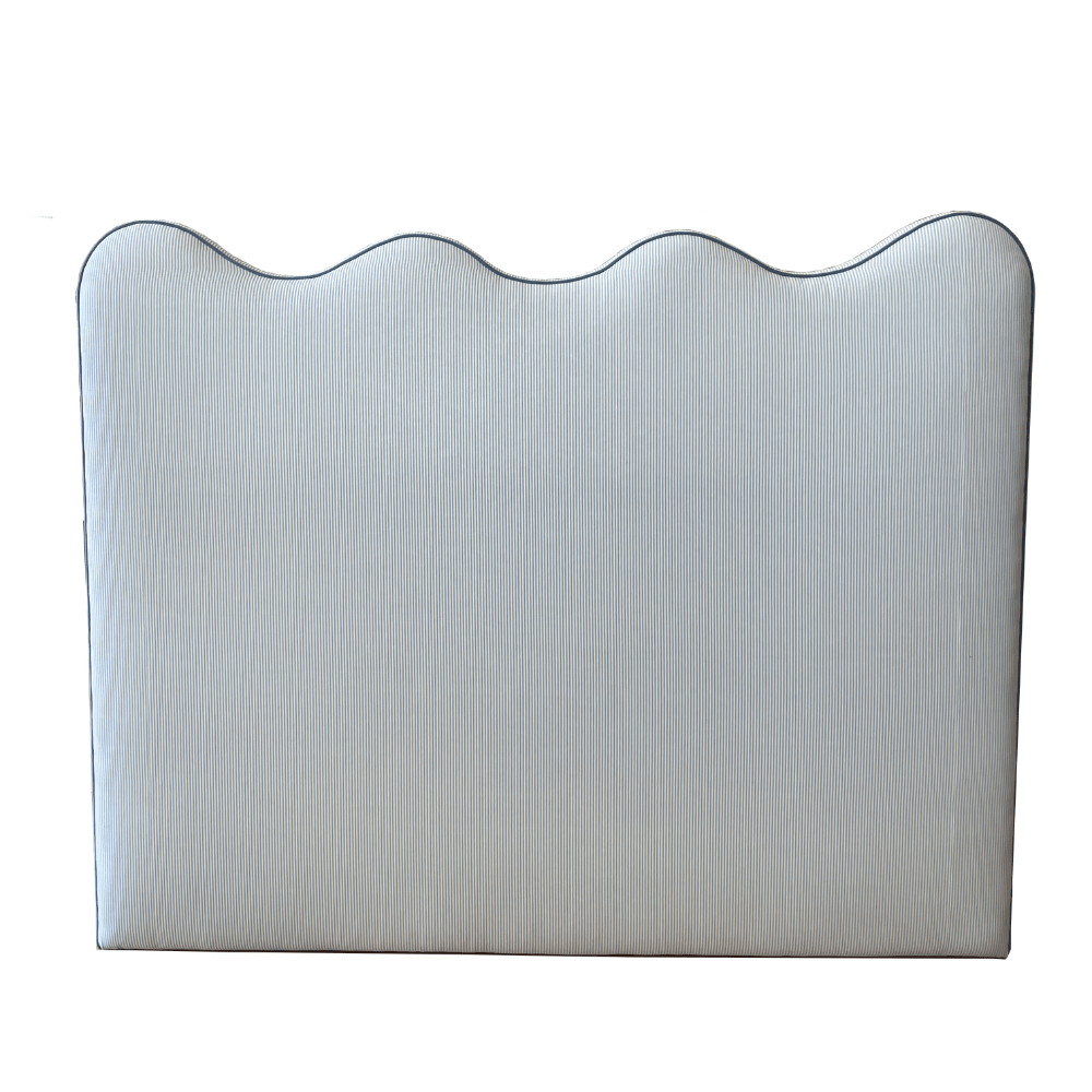 Gaudion Furniture BEDHEAD Amelie Striped Wave Bedhead