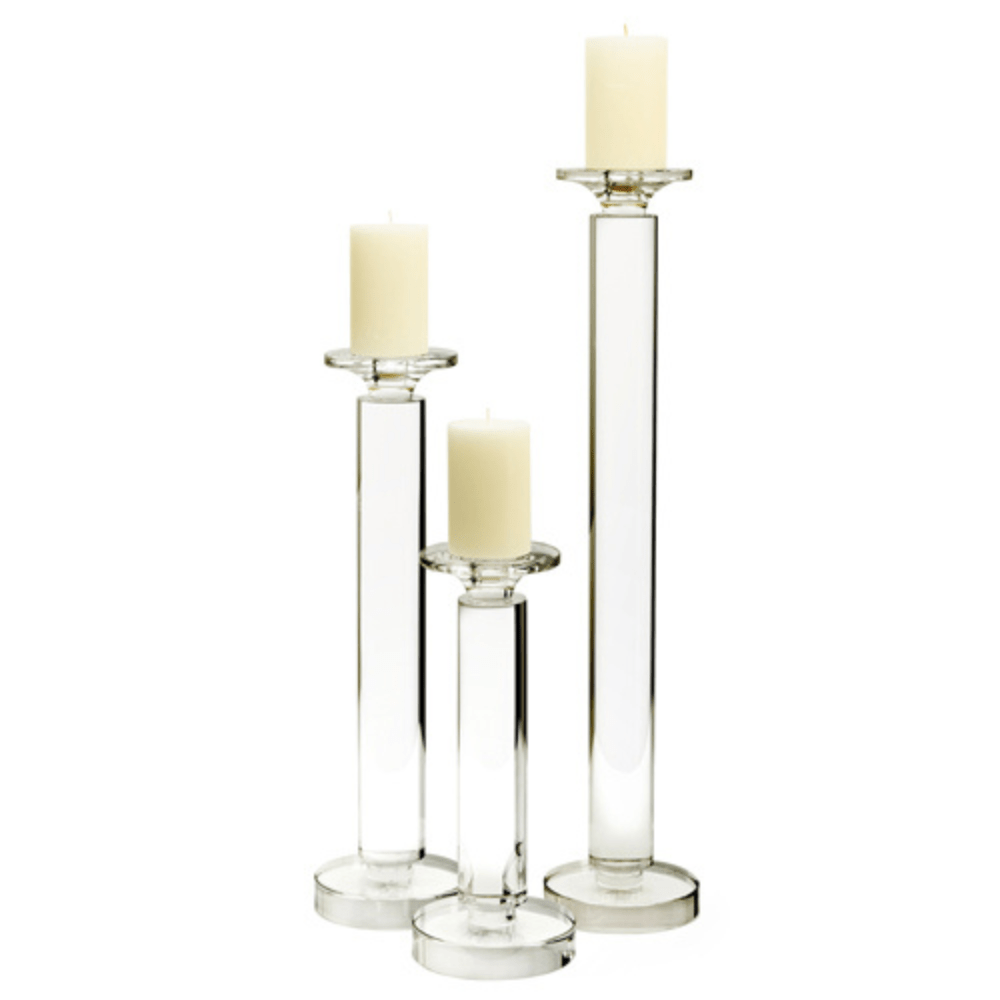 Gaudion Furniture Candlesticks Cybus Crystal Grand Pillars 3 Set