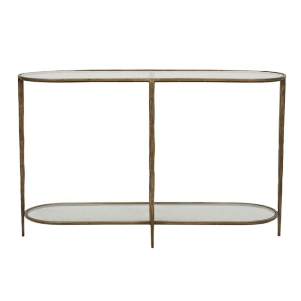Gaudion Furniture Console Table 1 x Style 1 Two Glass Shelves Amelie Console Amelie Console Table