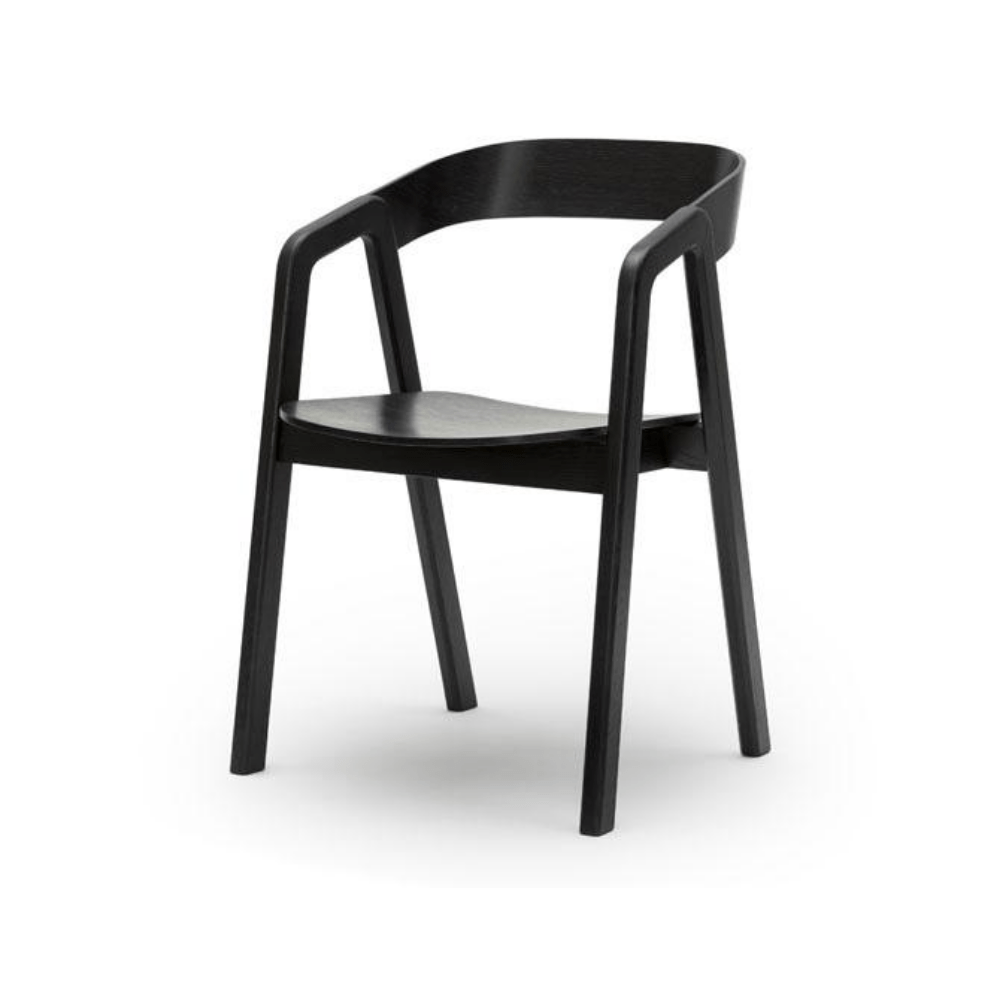 Gaudion Furniture Dining Chair Valby Black Dining Chairs Black & Natural