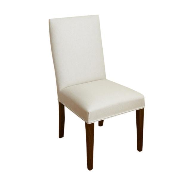 Gaudion Furniture Dining chairs 1 x Tapered Leg Chair - Fabric Additional Tapered Leg Upholstered Dining Chair - Straight Top