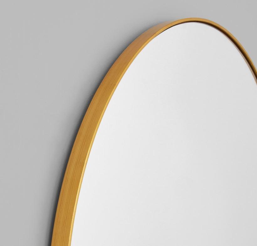Gaudion Furniture Mirror Arch Mirror Black or Brass