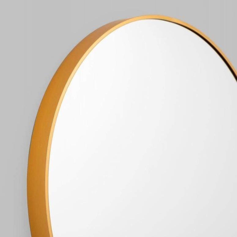 Gaudion Furniture Mirror Round Mirror Gold or Black